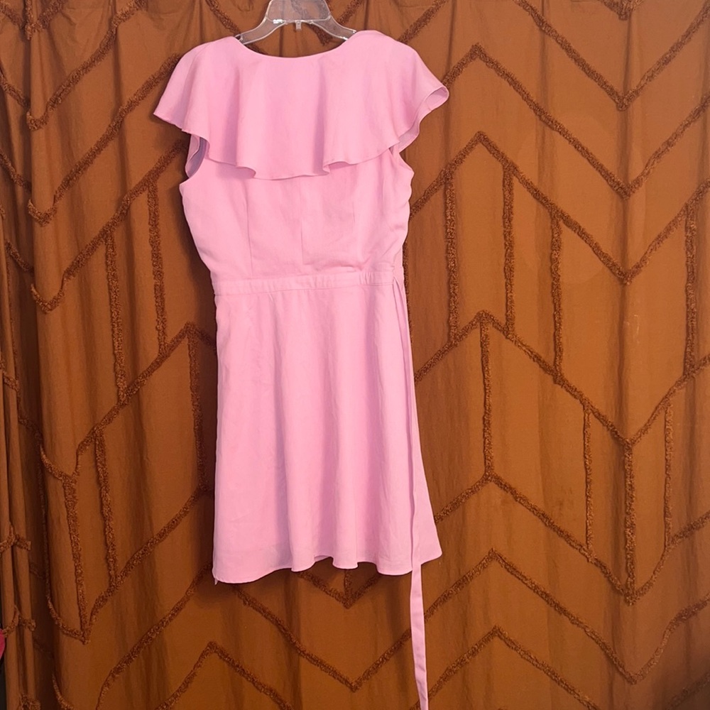 Gianni Bini Pink Wrap Dress - Picture 3 of 6